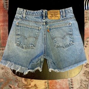 LEVI’S SHORTS | Vintage Orange Tab Light Wash |  Tailored Size 26